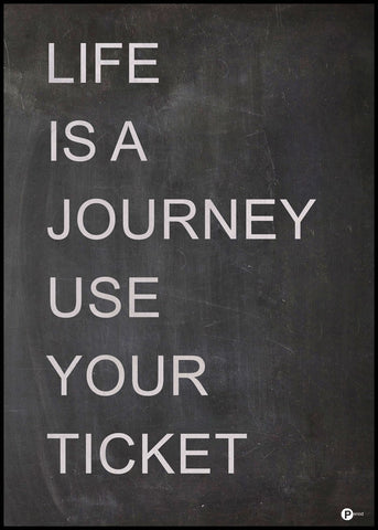 Life is a journey | POSTER BOARD