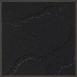 Quiet Friction square 2 | ACOUSTIC ART | Black