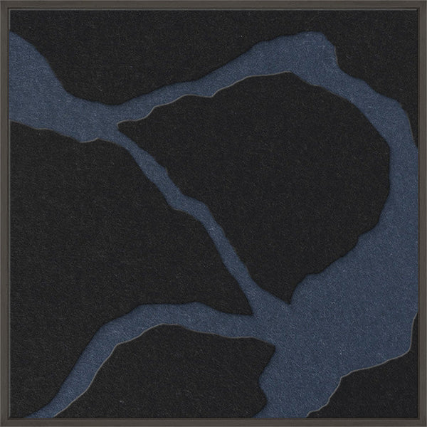 Quiet Friction square 2 | ACOUSTIC ART | Black