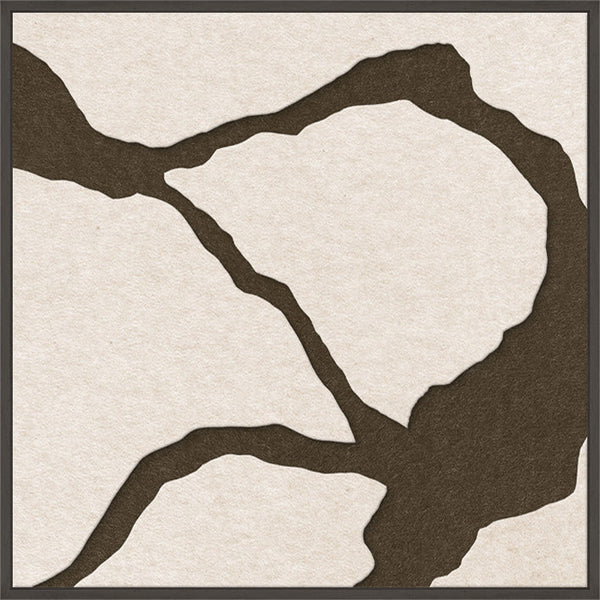 Quiet Friction square 2 | ACOUSTIC ART | Black