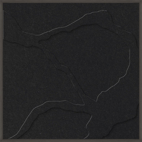 Quiet Friction square 1 | ACOUSTIC ART | Black