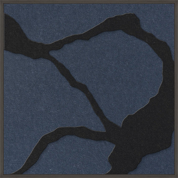 Quiet Friction square 1 | ACOUSTIC ART | Black