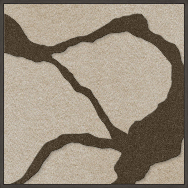 Quiet Friction square 1 | ACOUSTIC ART | Black