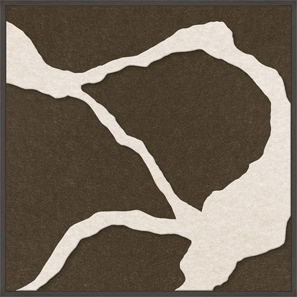 Quiet Friction square 1 | ACOUSTIC ART | Black