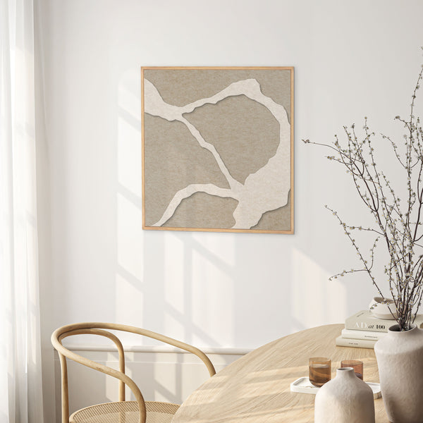 Quiet Friction square 1 | ACOUSTIC ART | Oak