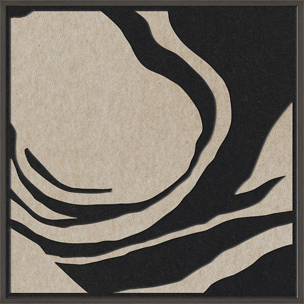 Silent Whisper square 2 | ACOUSTIC ART | Black