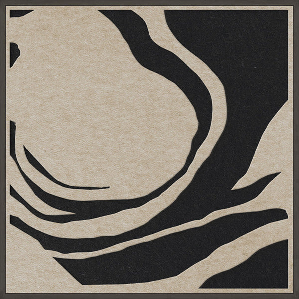 Silent Whisper square 1 | ACOUSTIC ART | Black