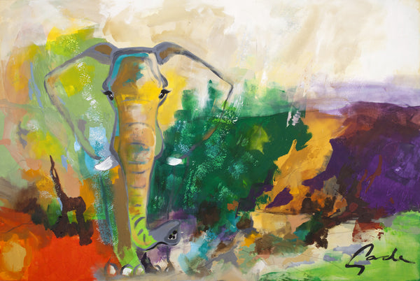 Gade / Elephant dream | HANDMADE PAINTING