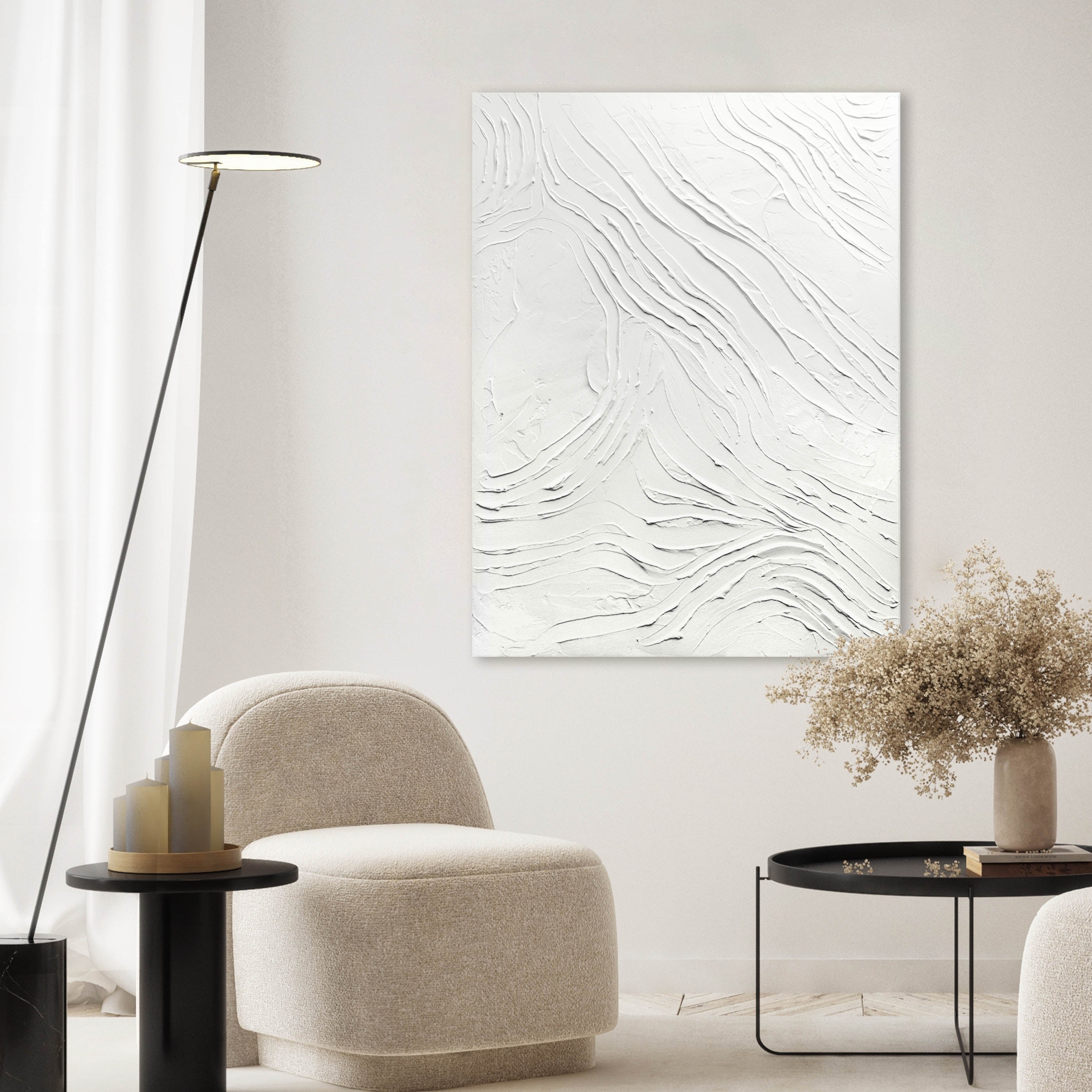 White Passion 15 | Texture painting