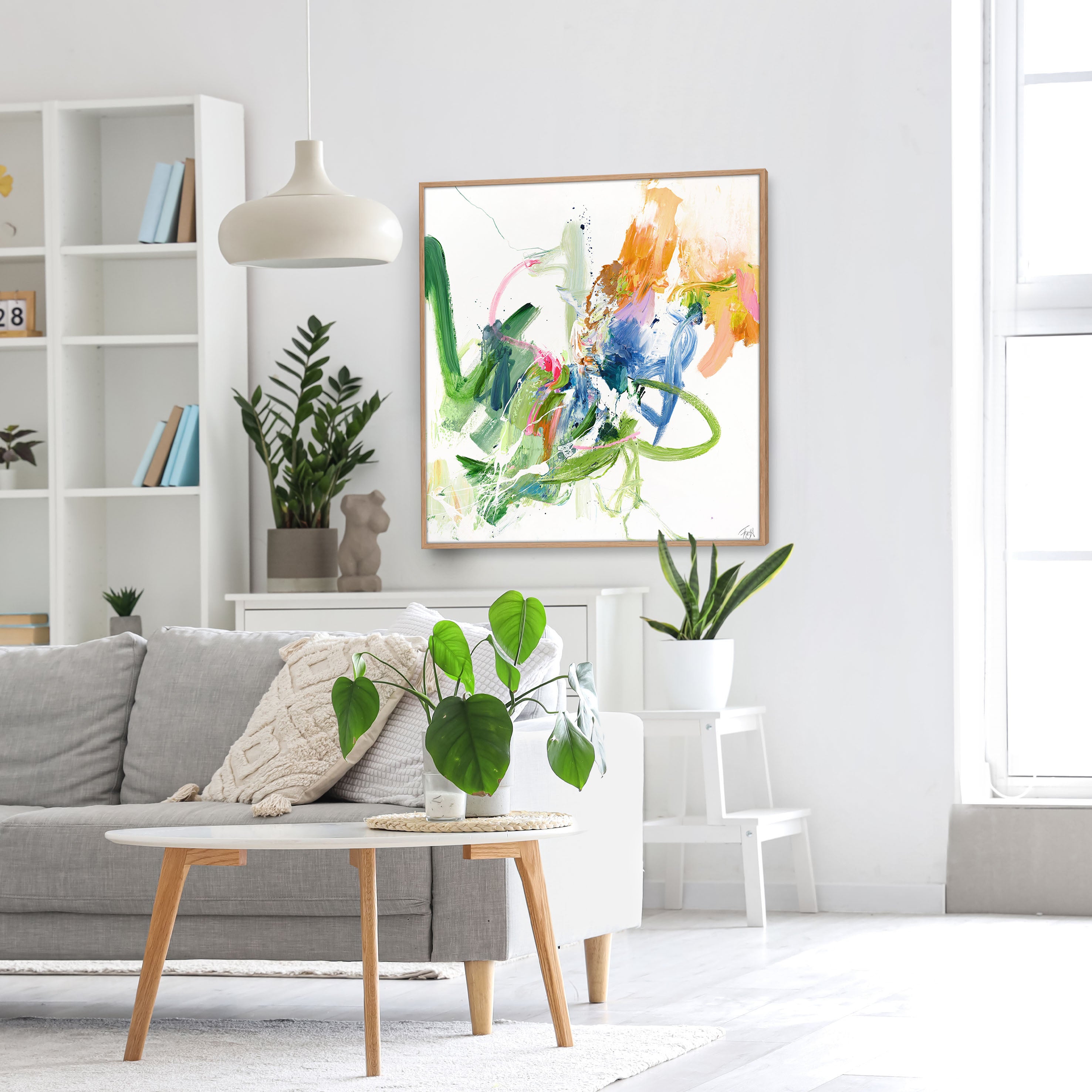 Confidential Green | MIXED PAINTING