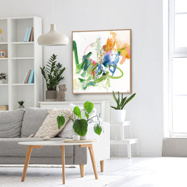 Confidential Green | MIXED PAINTING