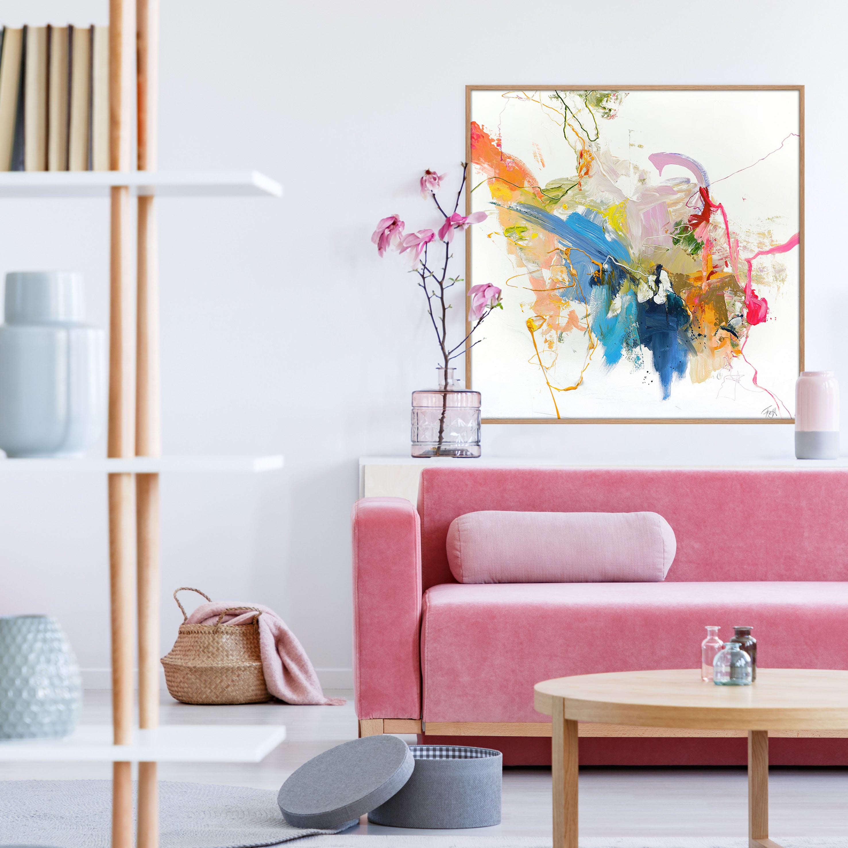 Confidential Pink | MIXED PAINTING