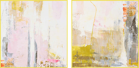 New Age Yellow 2+3 | PAINTING & kunsttryk