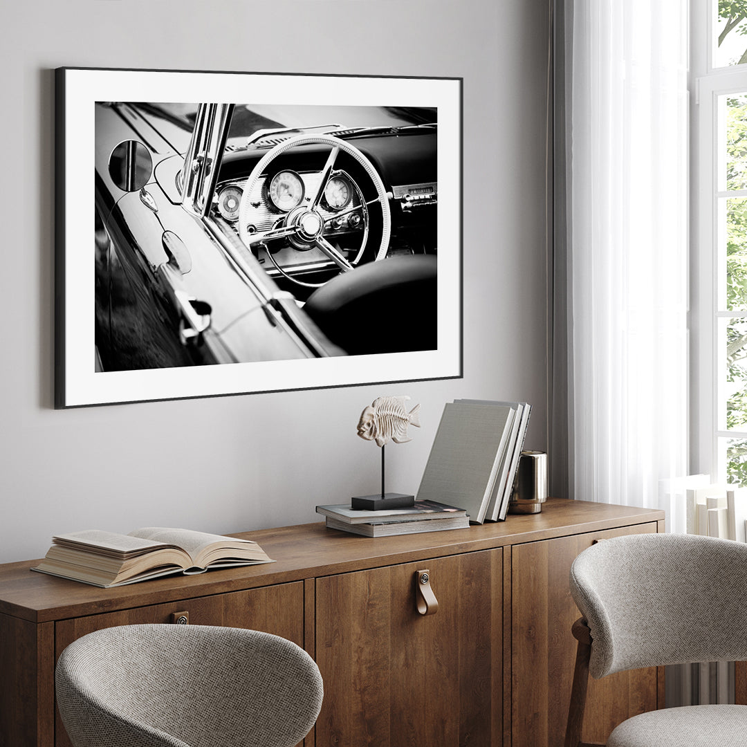 Vintage Wheel | FRAMED PRINT