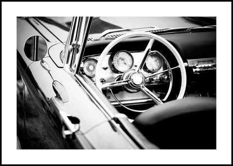 Vintage Wheel | FRAMED PRINT