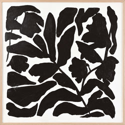 BLACK LEAF | UNIKA PAINTING