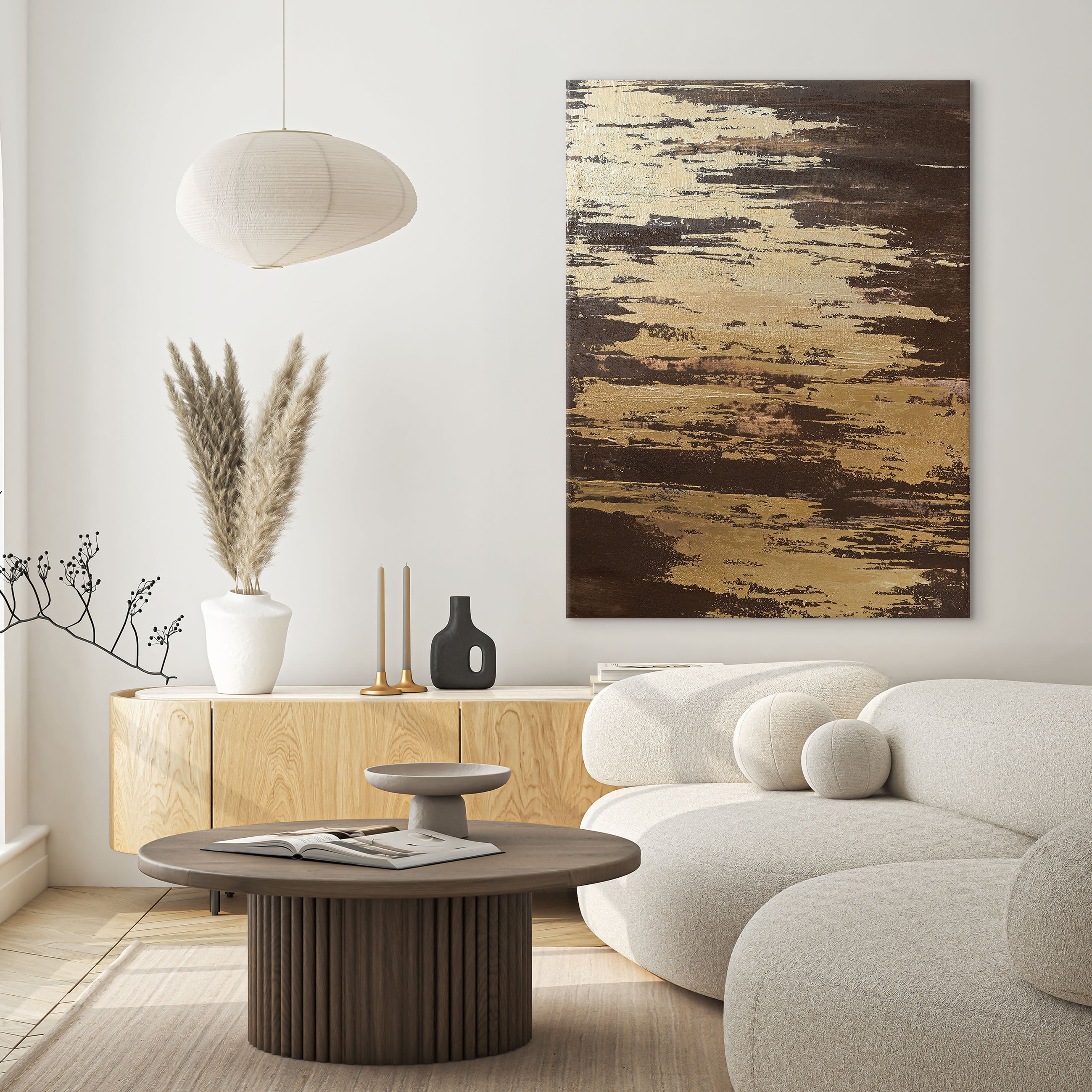GOLD LIGHT | UNIKA PAINTING