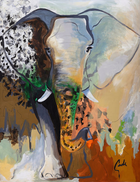 Elephant domain | HANDMADE PAINTING