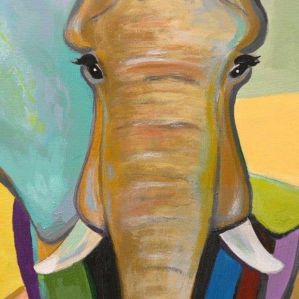 Elephant focus | HANDMADE PAINTING