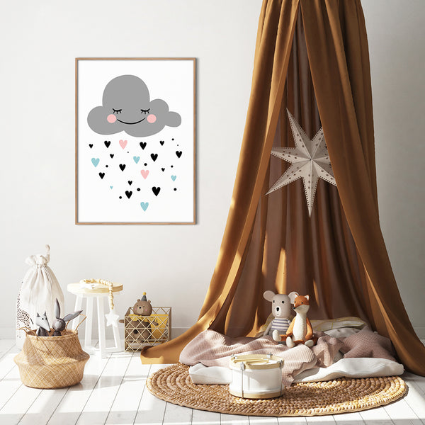 Glückliche Wolke | Plakatbrett