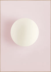 White Circle Pink | Plakatbræt