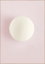 White circle pink | POSTER BOARD