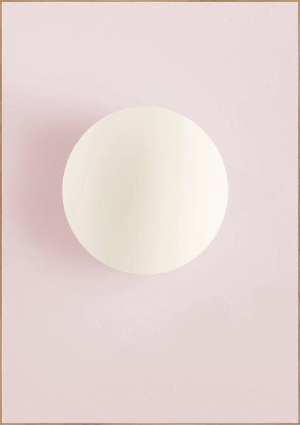 White Circle Pink | Plakatbræt