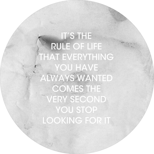 Rule of Life grey | CIRCLE ART