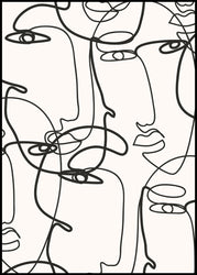 Abstrakte Linien 4 | Plakatbrett