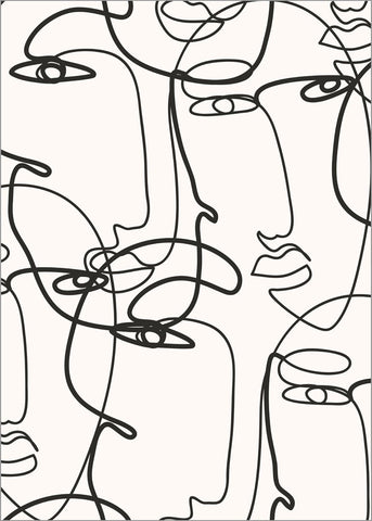 Abstrakte linjer 4 | PLAKAT