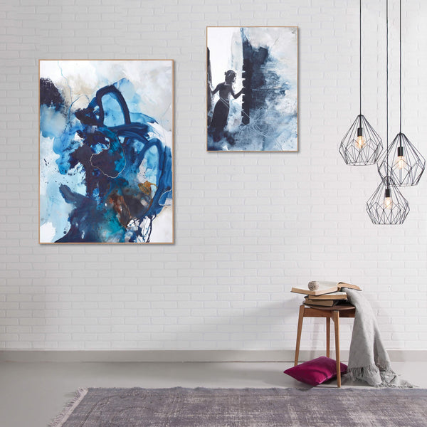 Blauer Anblick | Plakatbrett