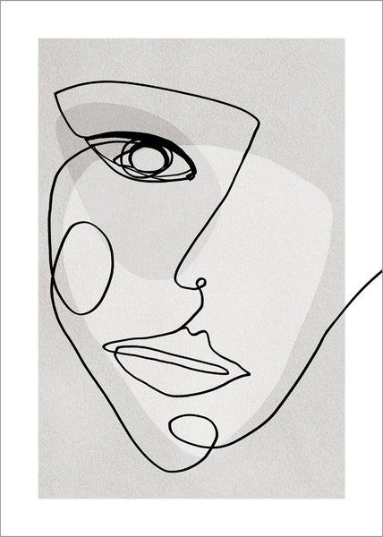 Gesichtslinie 4 | POSTER
