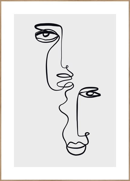 Gesichter 2 | Plakatbrett