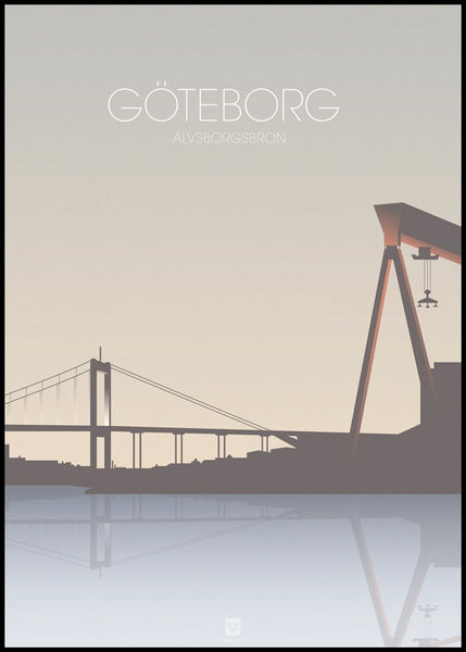 Göteborg älvsborgsbron | Plakatbrett