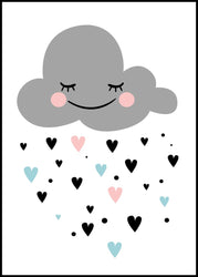 Glückliche Wolke | Plakatbrett