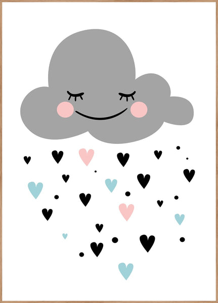 Glückliche Wolke | Plakatbrett