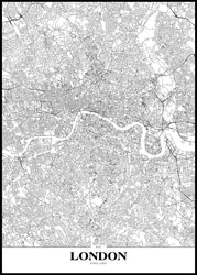 Karte London | Plakatbrett