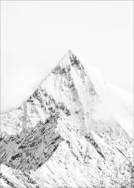 Mountain top white | POSTER