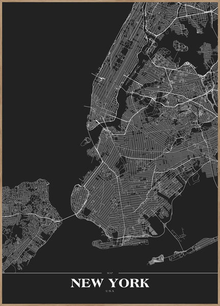 New York Black | Plakatbrett