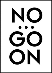 Nein ... weiter | Plakatbrett