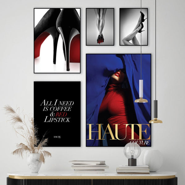 Roter Lippenstift | Plakatbrett