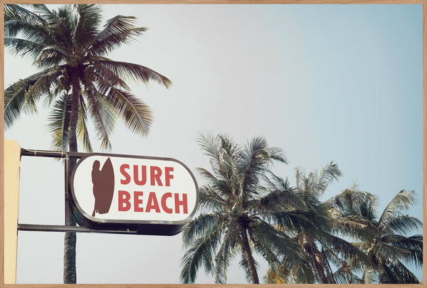Surf Beach | Plakatbrett
