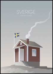 Sverige Stuga | Plakatbrett