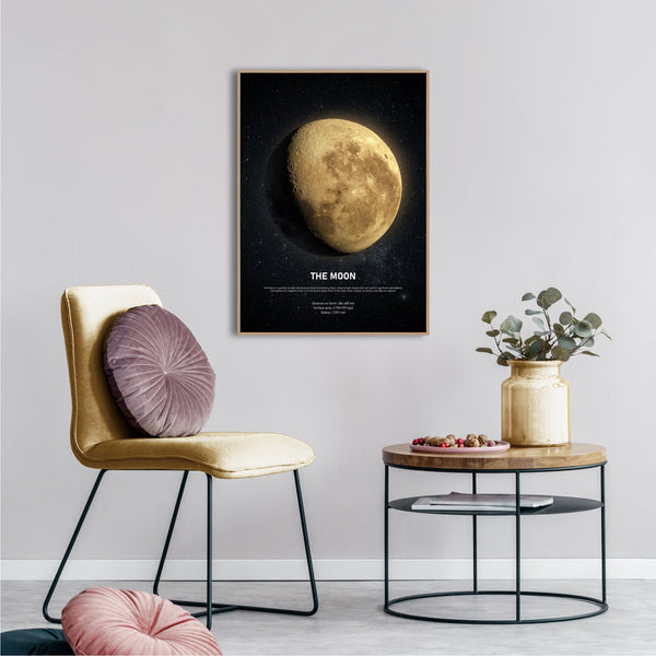 Der Mond | Plakatbrett