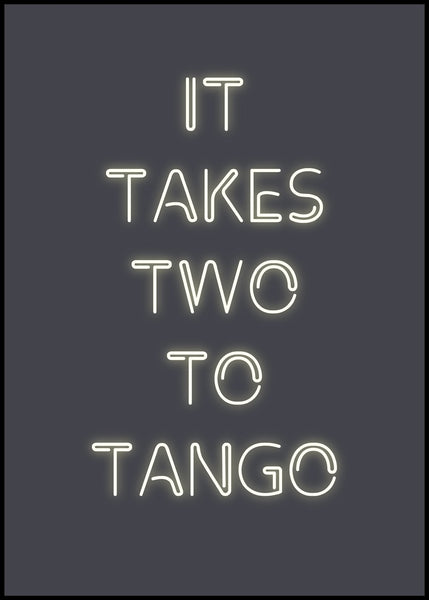 Two to tango | POSTER BOARD