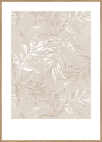 White Leaves 1 | POSTER BOARD
