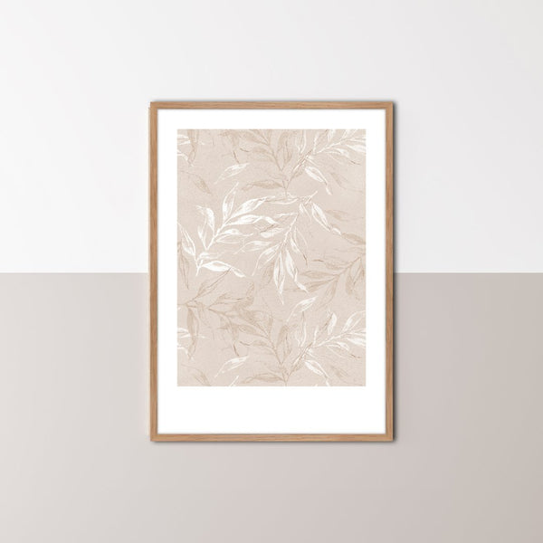 Weiße Blätter 2 | POSTER