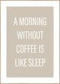Without coffee | POSTER BOARD
