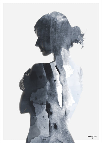 Woman in blue 2 | POSTER