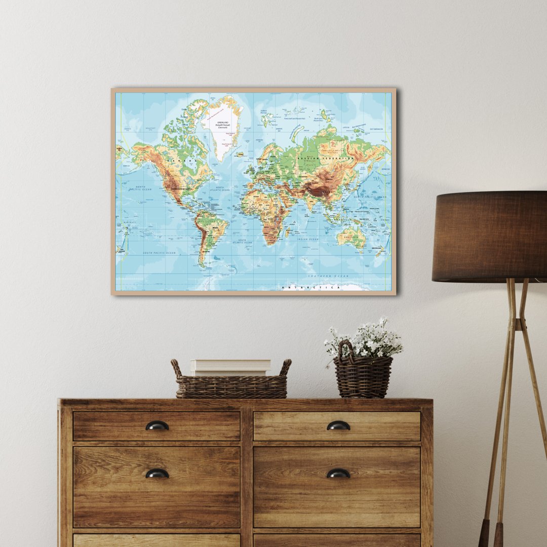 Worldmap classic | POSTER BOARD